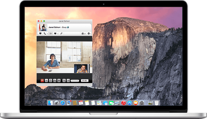 skype for business outlook mac